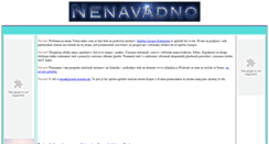Desktop Screenshot of nenavadno.com